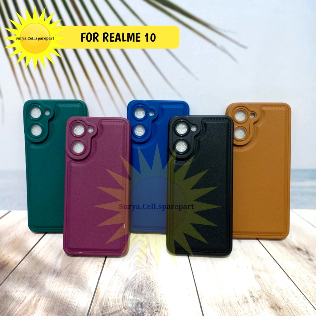 เคส Square Leather Pro Realme Narzo 20 Realme Narzo 30a Realme 10