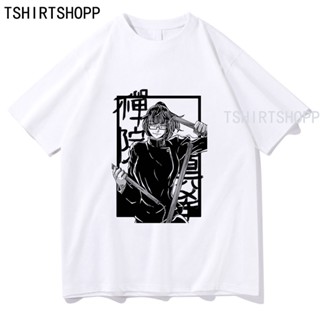 Maki Zenin T Shirts Anime Jujutsu Kaisen Tee Shirt  Men Clothing Harajuku  T-Shirt Manga Tshirts Unisex Summer Suda_02