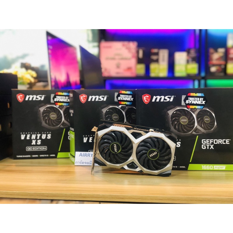การ์ดจอMsi GTX1660super 6gb  มีประกัน มือสอง