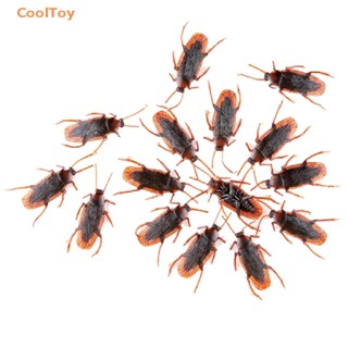 Cooltoy แมลงสาบปลอม ยาง เหมือนจริง ของเล่นตลก 10 ชิ้น / ล็อต