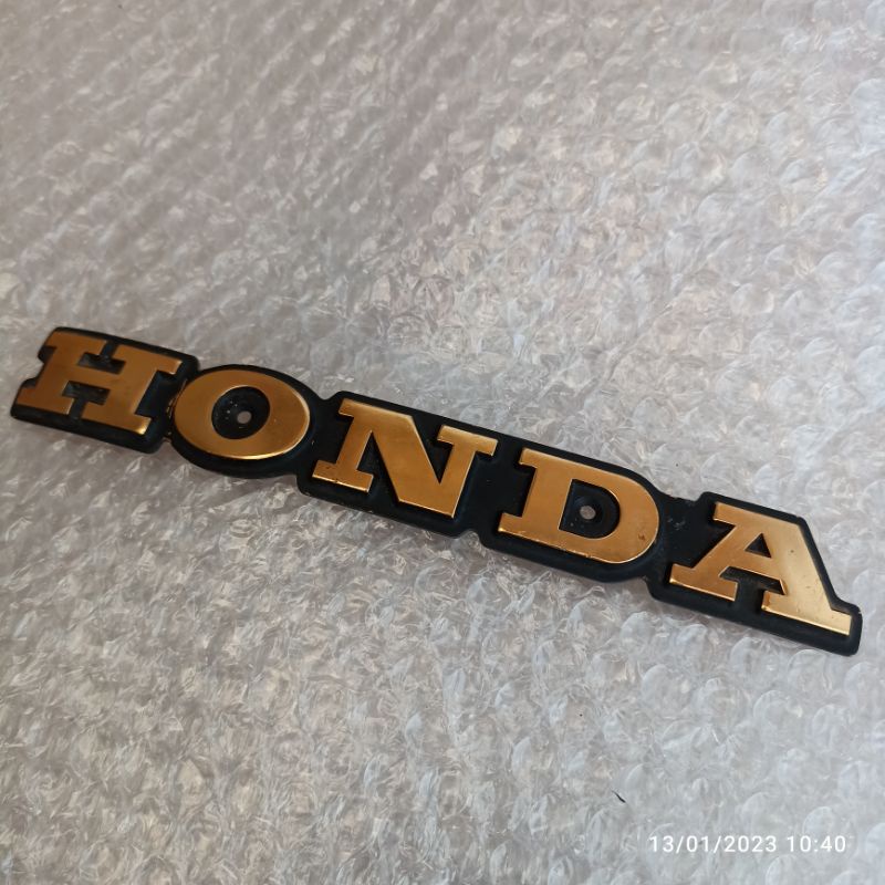 HONDA CG110 CG125 CG 110/125 CB200 CB 200 ORIGINAL NOS TANK ซ้าย EMBLEM
