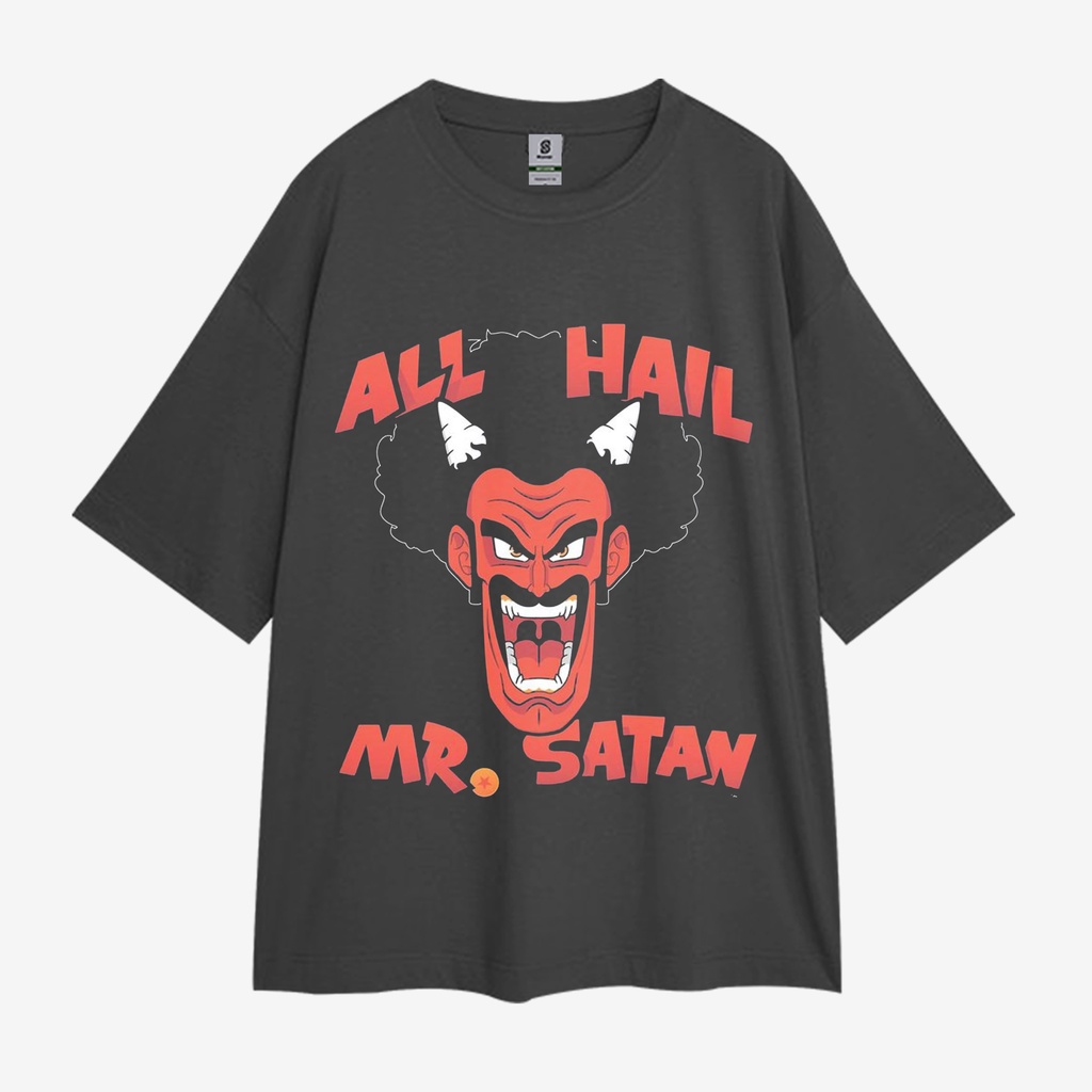 เสื้อยืด ALL HAIL MR.SATAN VINTAGE OVERSIZED TEE