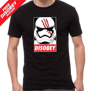 Anonymous Star Wars Troops Disobey Obey Streetwear Hips Wording Black Mens T-Shirt_04