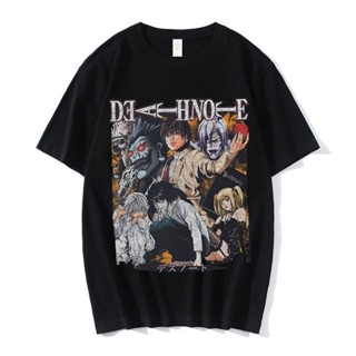 Anime Death Note T Shirt Men Summer Manga Yagami Light Misa Amane Graphic s Harajuku Unisex T-shirts Male Streetwea_12