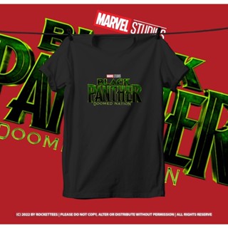 Black Panther Doomed Nation Logo 100% Cotton Unisex_04