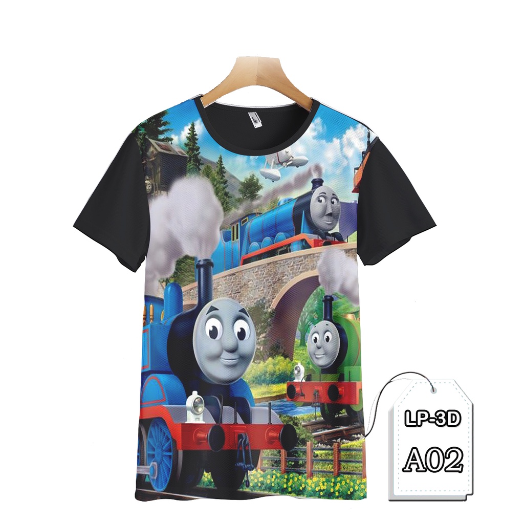 เสื้อยืด Thomas and friends 3D Animation TV เสื้อยืดเด็กการ์ตูน LP3D-A02
