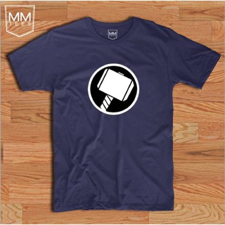 THOR HAMMER LOGO SHIRT TEE TSHIRT marvel avengers t-shirt top fandom_05