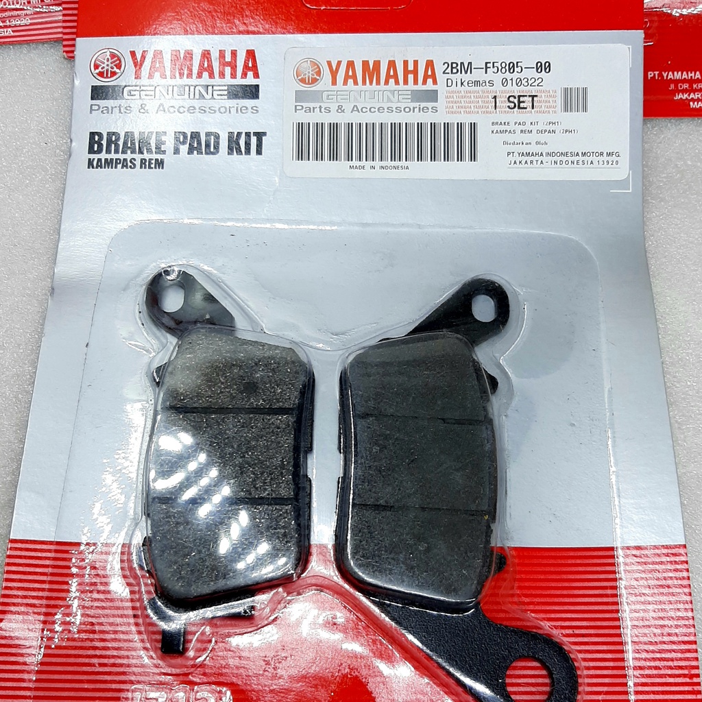 ผ้าดิสเบรคหน้า Mio M3 Nmax Dispad GT 125 2BM-F5805-00