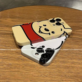 เคสโทรศัพท์มือถือ กันกระแทก ลายการ์ตูน Winnie the Pooh Pacha Dog สําหรับ Apple Iphone 14promax 13 12 11