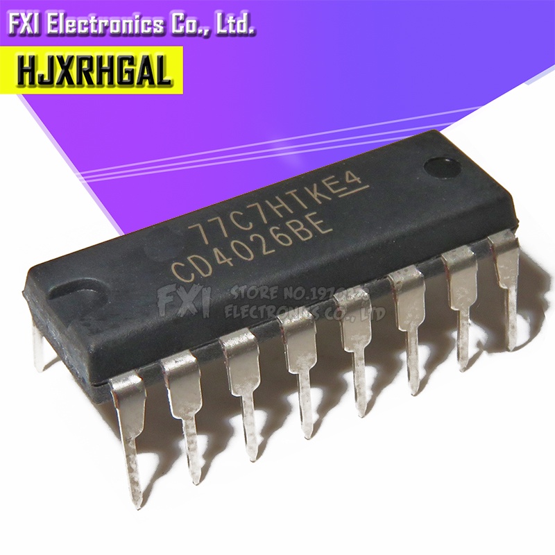 10PCS CD4026BE CD4026 DIP DIP16 ใหม่