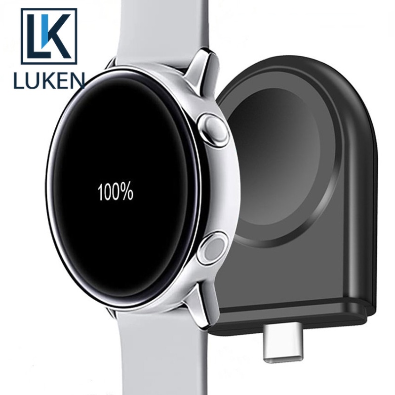 Luken แท่นชาร์จไร้สาย USB Type C แบบพกพา สําหรับ Samsung Galaxy Watch 5 Pro 4 3 Active 2 1