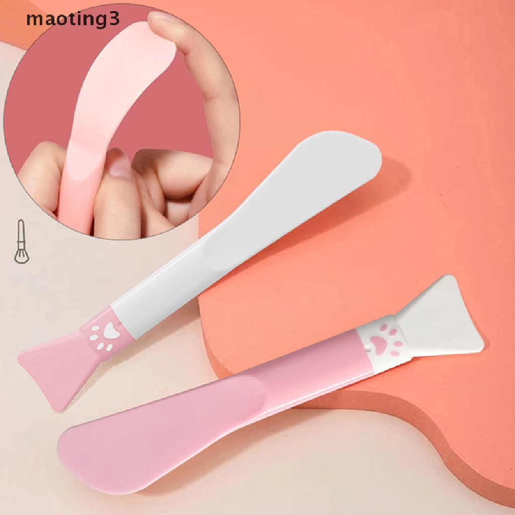 [maoting] แปรงซิลิโคนสองหัว สําหรับมาส์กหน้า 1/5 ชิ้น [MT]