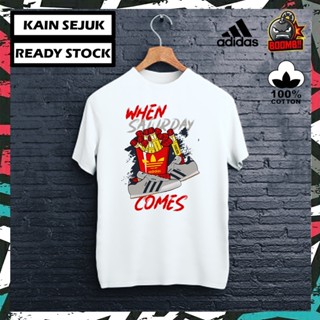 100% PREMIUM COTTON ADIDAS 10 100% Cotton Tshirt TEE Shirt Streetwear Men Women Baju Lelaki Wanita Perempuan_11