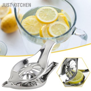 Just Kitchen ที่คั้นน้ำมะนาวด้วยมือ 304 สแตนเลสที่คั้นมะนาวที่คั้นมะนาว Orange Citrus Press Juicer Tools