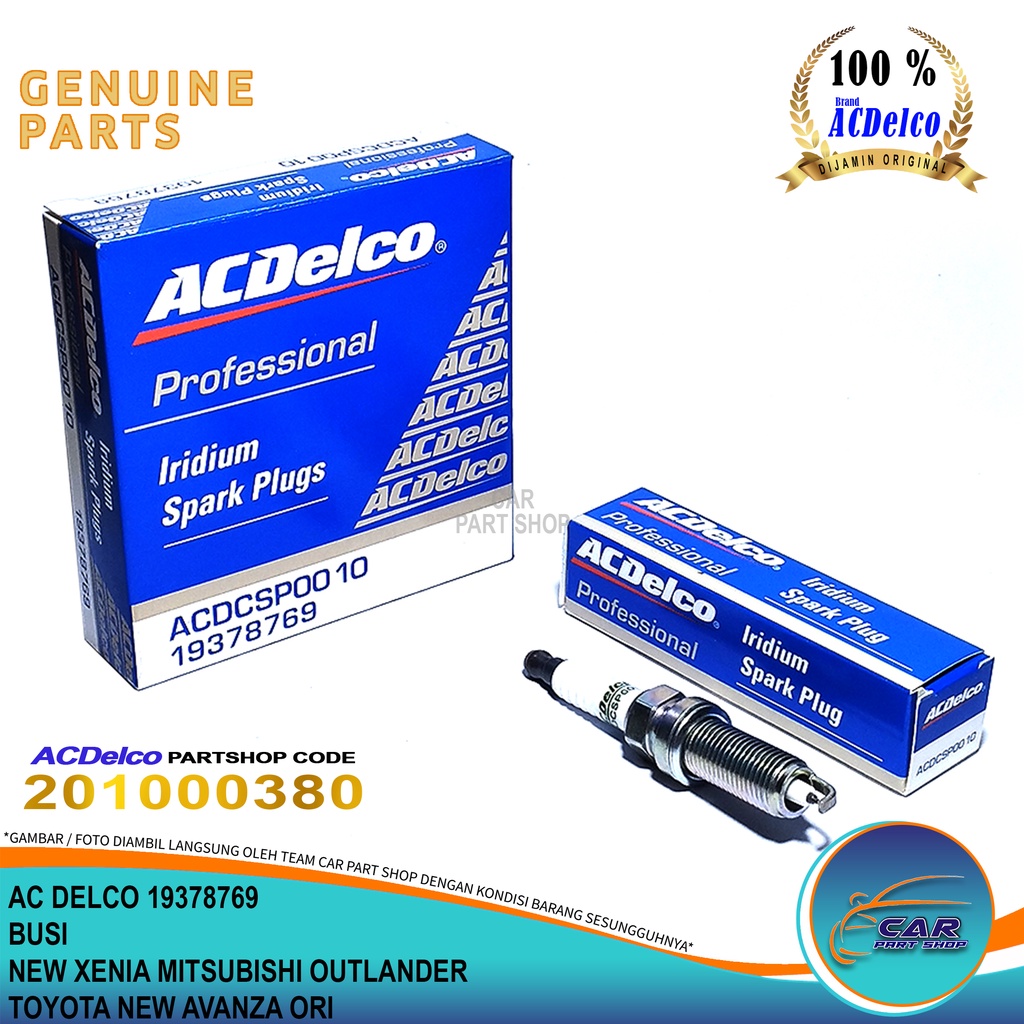 IRIDIUM SPARK PLUG ใหม่ SENIA OUTLANDER ใหม่ AVANZA ACDELCO FXE20HR11/IXEH20TT