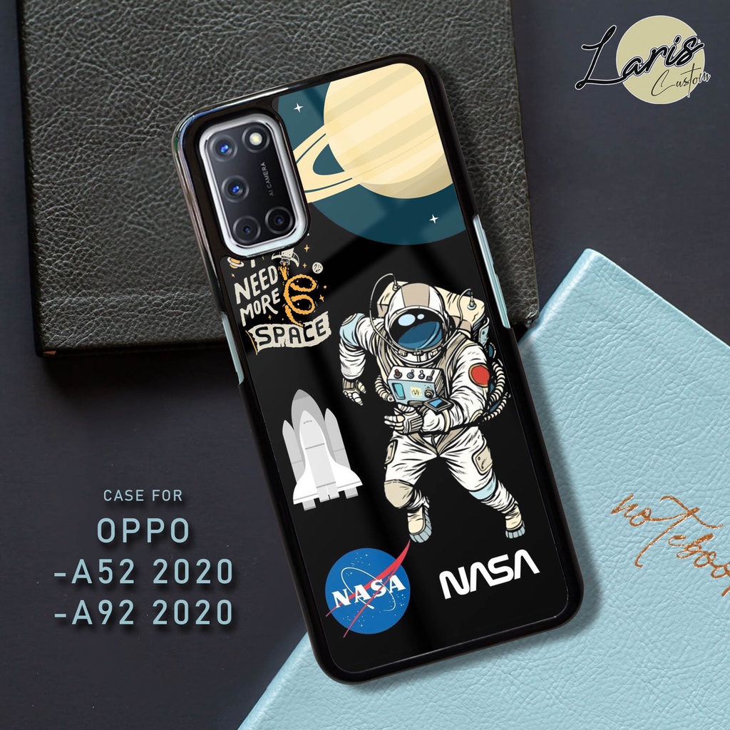 เคส HP OPPO A52/ A92 - เคส OPPO A52/ A92 - แบบกําหนดเองที่ขายดีที่สุดล่าสุด [NASA MOON MOTIF] เคสโทร