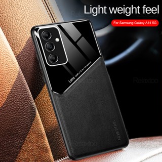 เคสโทรศัพท์หนัง TPU นิ่ม แบบแม่เหล็ก สําหรับ Samsung Galaxy A14 5G A14 5G 2023 6.6 นิ้ว
