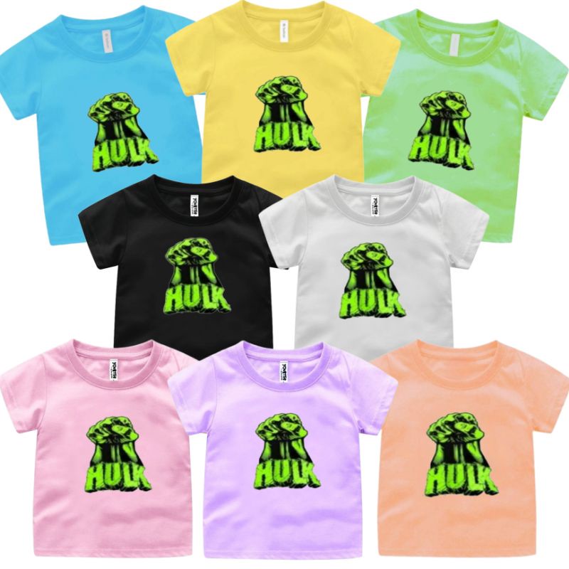 Unisex Boys/Girls 1-12 Years Old HULK SML XL XXL 3XL