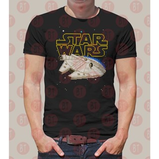 Star Wars Millenium Falcon Squared Unisex Gildan Premium S to 5XL t-shirt_04