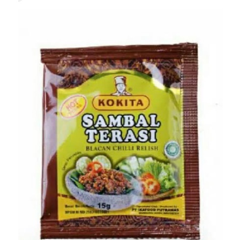 Sambal terasi ,(15g x10 Sachet), Balachan Chilli Relish