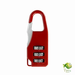 YOYO กุญแจล็อคกระเป๋าเดินทาง แบบตั้งรหัส 3หลัก กุญแจล็อคเอนกประสงค์ Luggage lock