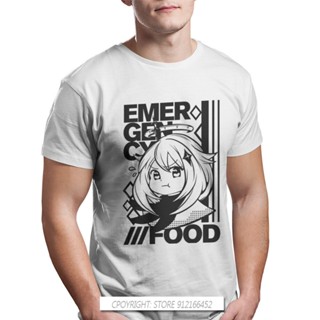 Genshin Impact Emergency Food Paimon Classic Tshirt O-Neck Popular Plus Size T Shirt Tees 100% Cotton_05