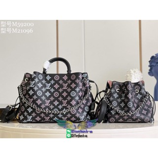 M57201 Lv monogram womens Bella shopper handbag shoulder commuter tote outdoor traveller bag