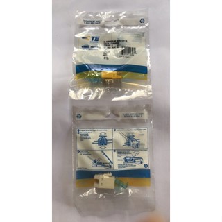 AMP SL SERIES RJ45 JACK, CAT 5E 568A/B,LT ALMOND รุ่น 1375191-1