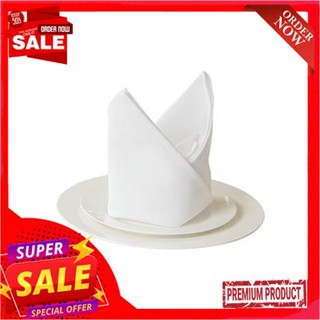 KASSA ผ้าเช็ดปาก KASSA HOTEL รุ่น NP-50 ขนาด 50 x 50 ซม. (แพ๊ค 6 ชิ้น) สีขาวNapkin KASSA HOTEL Model NP-50 Size 50 x 50