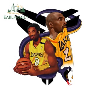 Decorationearlfamily สติกเกอร์ ลายกราฟฟิตี้ Kobe Bryant 8-24 ขนาด 13 ซม. x 11.6 ซม. สําหรับตกแต่งรถยนต์ หน้าต่าง เซิร์ฟบอร์ด