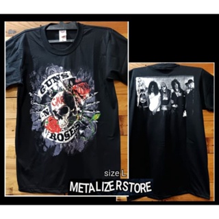 เสื้อยืด พิมพ์ลาย Metal ROCK Music ALTERNATIVE GUNS N ROSES REBEL Prepress สําหรับผู้ชาย