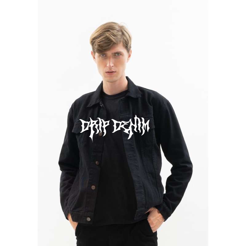 Black Sandwash Jeans Jacket & Black SandWash Jeans Jacket & Mens Jacket & Mens Jeans