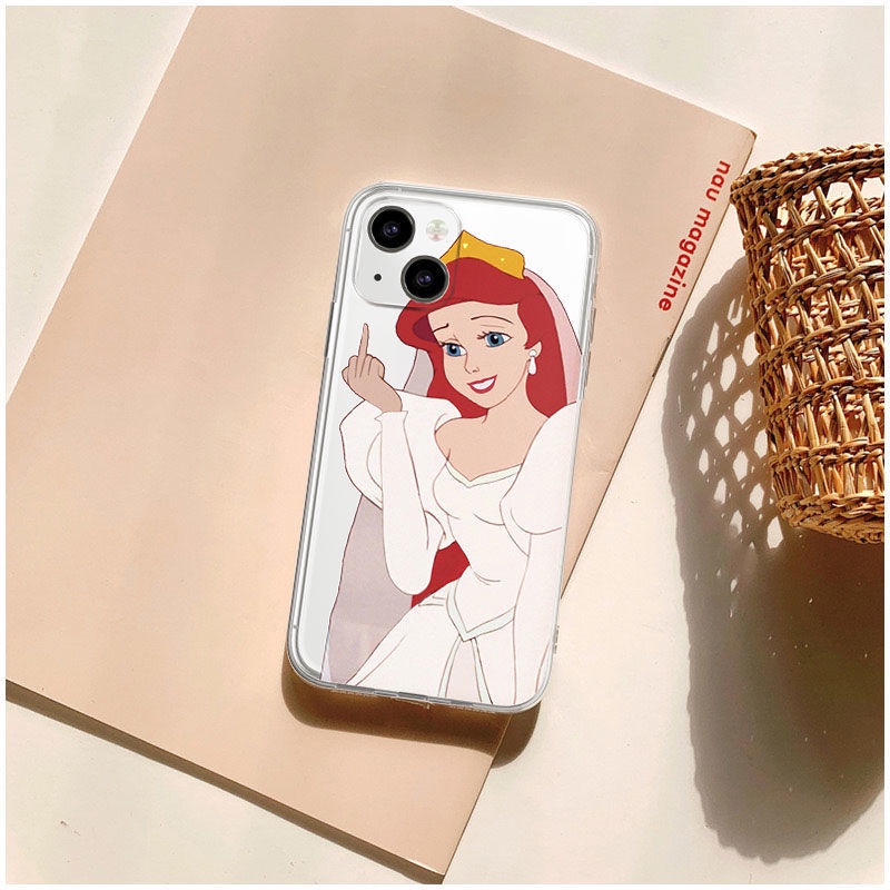 Disney เคสโทรศัพท์มือถือ ลายการ์ตูนเจ้าหญิงดิสนีย์ สําหรับ IPhone 6 6S 11 7 8 Se 2020 X XR XS Plus 12 13 14 PRO mini MAX
