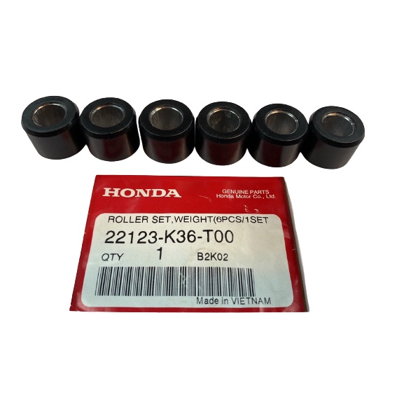 ชุดตุ้มน้ำหนัก แท้ CLICK-150i ปี 2019 22123-K36-T00 HONDA 1 ชุด 6 เม็ด เม็ดตุ้ม ราคา ถูกที่สุด ดีลบีเคเค แกลเลอรีภาพที่ 5