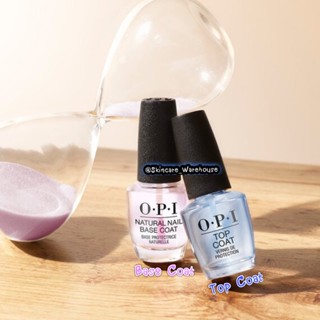 🛒พร้อมส่ง ยาทาเล็บ opi Base Coat / Top Coat 15 mL.