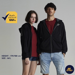 [Best seller] Mc JEANS เสื้อกันหนาว มีฮู้ด ผ้านุ่ม เสื้อ ฮู้ด mc ระบายอากาศได้ดี มีให้เลือก 4 รุ่น MJHP07