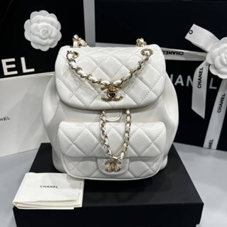 Chanel back pack  Grad original  Size 18CM หนังเเท้ทั้งใบfree box set