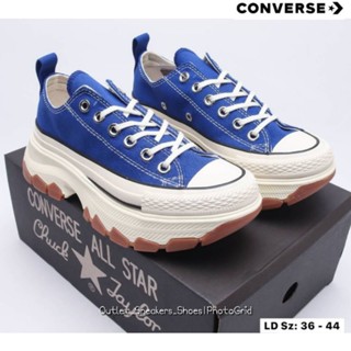 รองเท้า Converse Chuck Taylor All Star 100 Trekwave Low Blue Unisex ส่งฟรี