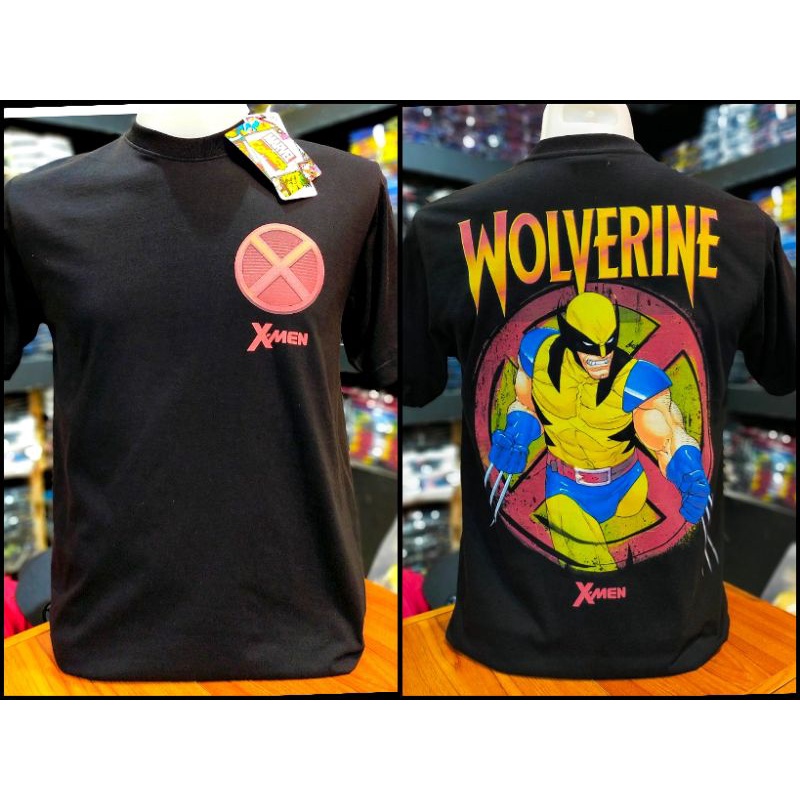 เสื้อMarvel ลาย Wolverine สีดำ ลิขสิทธิ์แท้💯 (MX-127)