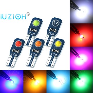 Iuzioh หลอดไฟแดชบอร์ด Led T5 W3W COB 73 74 17 27 สําหรับติดแดชบอร์ดภายในรถยนต์ รถจักรยานยนต์