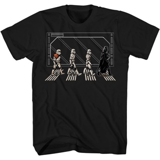 Ready Stock Star Wars Death Star Road Vader and Stormtroopers Crossing Mens T-shirt_04