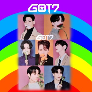 (สั่งขัั้นต่ำ3แผ่น รวมลายในร้านได้)Poster A3 โปสเตอร์ GOT7 ขนาด A3 (ใหญ่กว่า A4) 42x29 cm Mark JB Jackson Jinyoung