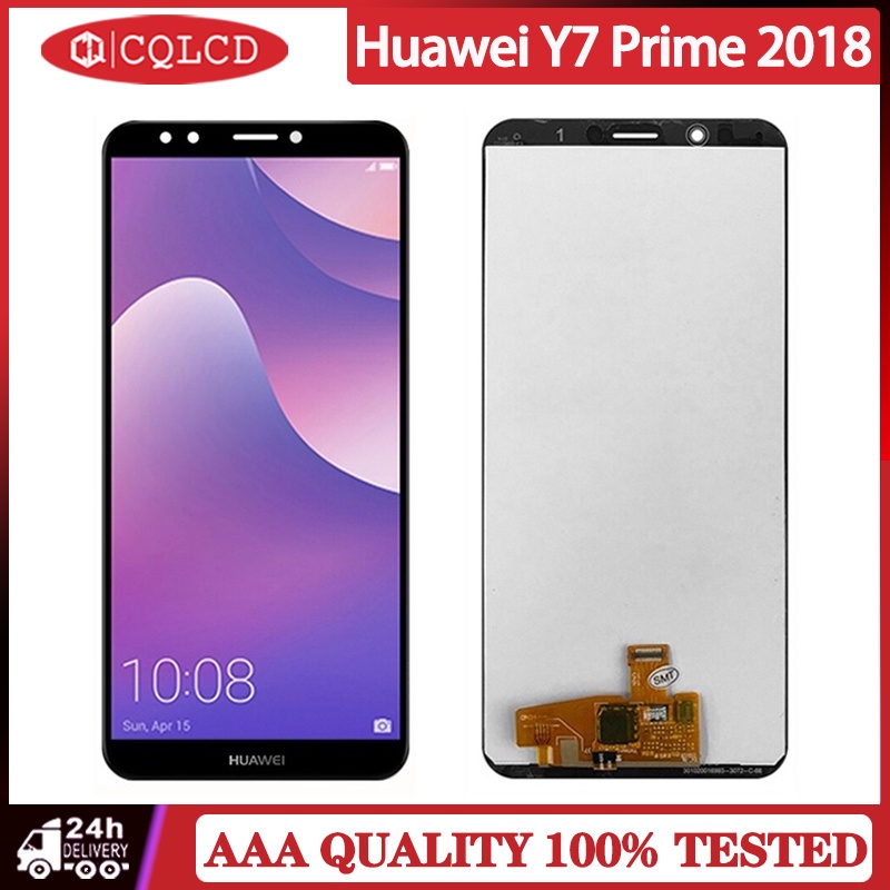 อะไหล่หน้าจอสัมผัส LCD แบบเปลี่ยน สําหรับ Huawei Y7 Prime 2018 LCD Huawei Y7 2018 LCD Huawei Y7 Pro 2018