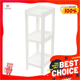 3-TIER ชั้นวางของแคบ 3 ชั้น STACKO MONO 24x30x76 ซม. สีขาว3-TIER NARROW SHELVING UNIT STACKO MONO 24X30X76CM WHITE