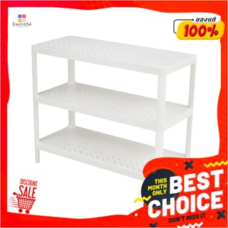 3-TIER ชั้นวางรองเท้า 3 ชั้น STACKO MONO 70x30x57.9 ซม. สีขาว3-TIER SHOE RACK STACKO MONO 70X30X57.9cm WHITE