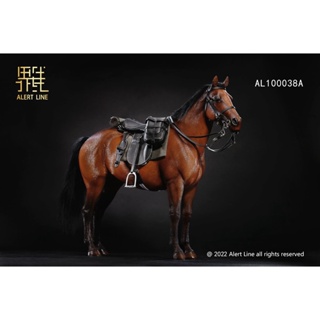 ALERT LINE 1/6 :AL100038A (ม้าสีน้ำตาล) WWII German Cavalry Officer / War Horse