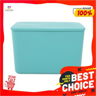 STORAGE กล่องเก็บของ มีฝา STACKO MARU L 36x26x24 ซม. สีเขียวSTORAGE BOX WITH LID STACKO MARU L 36X26X24CM GREEN