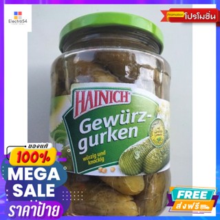 วัตถุดิบ Hainich Salzdill-Gurken แตงกวาปรุงรส  ไฮนิช 670 กรัม Hainich Salzdill-Gurken Seasoned Cucumbers 670