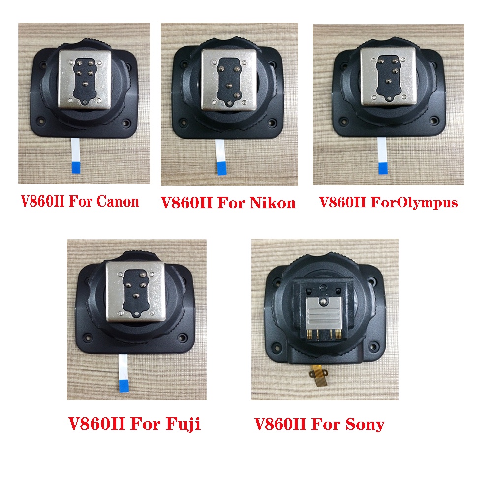 สําหรับ Godox แฟลช Speedlite เปลี่ยนอุปกรณ์เสริมรองเท้าร้อน V860II V860II-C V860II-N V860II-S V860II