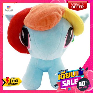 โพนี่ ตุ๊กตาเรนโบว์แดช รุ่น PN0002 สีฟ้า Pony Doll Rainbow Dash Model PN0002 Blue Colorตุ๊กตาผ้าขน